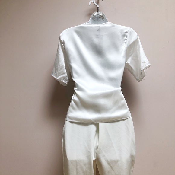 NASTY GAL 'NO STRING SATIN CROPPED BLOUSE' - Picture 6 of 14